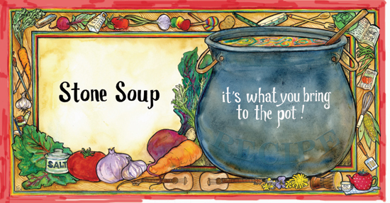 Image result for stone soup  illustrations